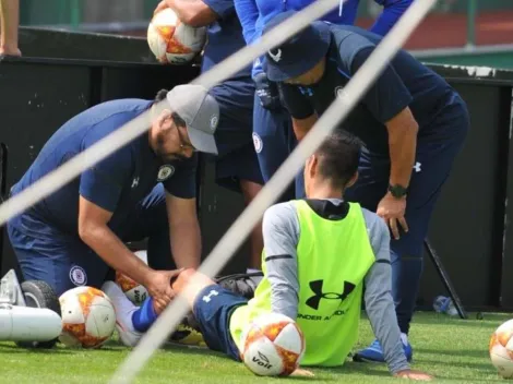 Otro lesionado en la práctica de Cruz Azul es duda para enfrentar a Necaxa