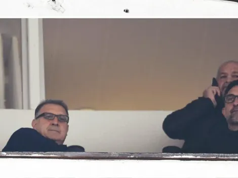 Gerardo Martino llega al Estadio Azteca para ver Cruz Azul vs Chivas