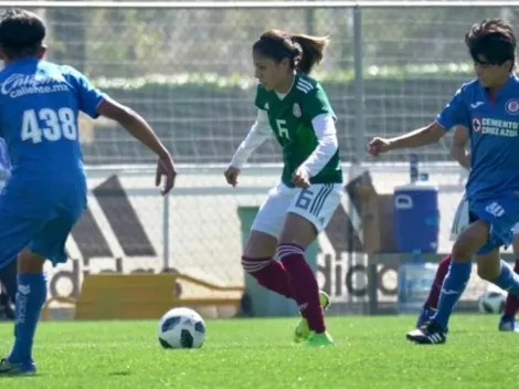 Cruz Azul sub 15 cayó goleado ante el Tri Femenil