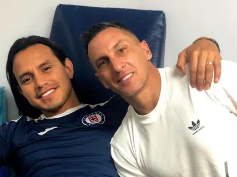 Chaco Giménez acompañó a Jerry Flores en su rehabilitación