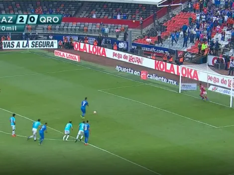 VIDEO: Gol de Milton Caraglio que le da el 3-0 a Cruz Azul sobre Querétaro