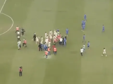 La pelea entre Guillermo Allison y Nicolás Castillo al final de Cruz Azul vs América