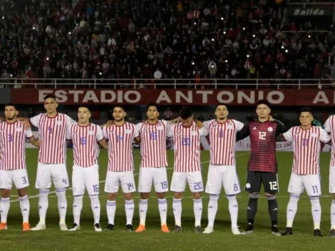 Juan Escobar disputó todo el partido en el empate de Paraguay con Honduras