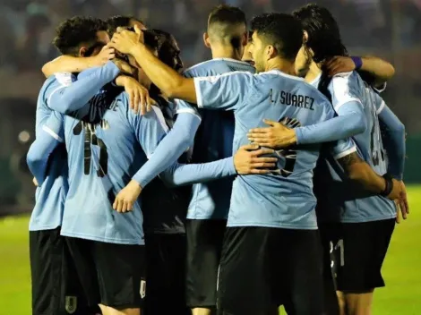 Jonathan Rodríguez estuvo presente en la goleada de Uruguay sobre Panamá