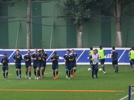 Caraglio trabaja con Cruz Azul en La Noria durante pretemporada