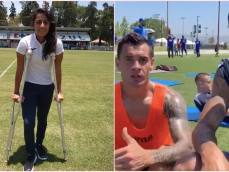 El lindo gesto que tuvo el primer equipo con una jugadora del plantel Femenil