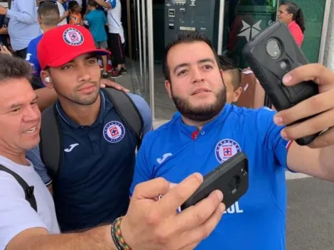 Cruz Azul fue recibido con una enorme cantidad de aficionados en Aguascalientes