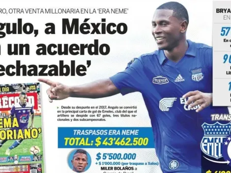 Llegada de Bryan Angulo a Cruz Azul se roba las portadas en Ecuador