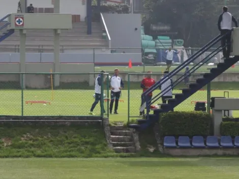 Preocupación en Cruz Azul: Ricardo Peláez vigiló toda la práctica de hoy