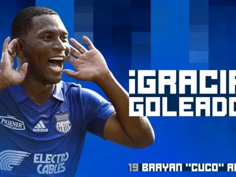 "Gracias por tus goles y entrega": Emelec despidió a Bryan Angulo