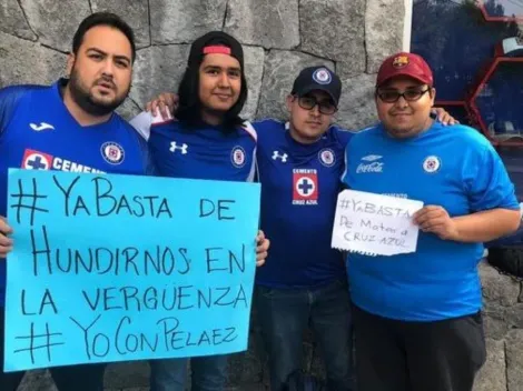 Las protestas de la afición por las polémicas de Peláez y Siboldi