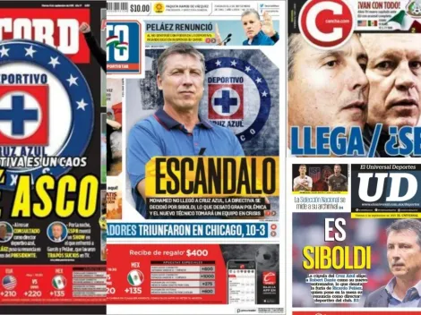 La renuncia de Ricardo Peláez a Cruz Azul se toma todas las portadas en México