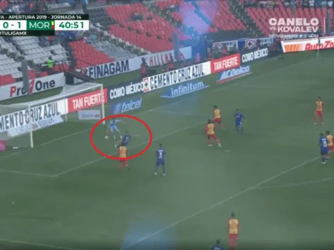 Una serie de paredes, centro del "Cata" y golazo de "Cabecita" para el 1-1