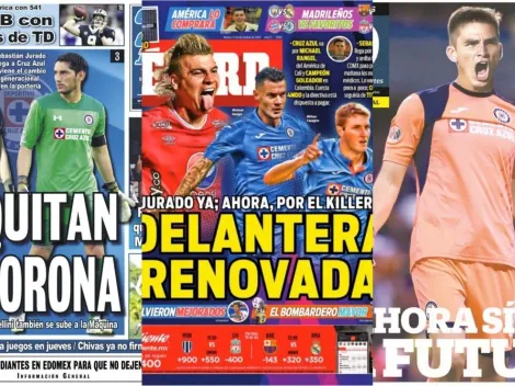 El fichaje de Jurado por Cruz Azul se llevó todas las portadas en México