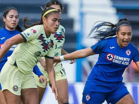 Cruz Azul femenil cayó ante el América en el Clásico Joven