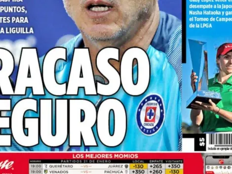 Cruz Azul y su fracaso siguen tomándose las portadas en México