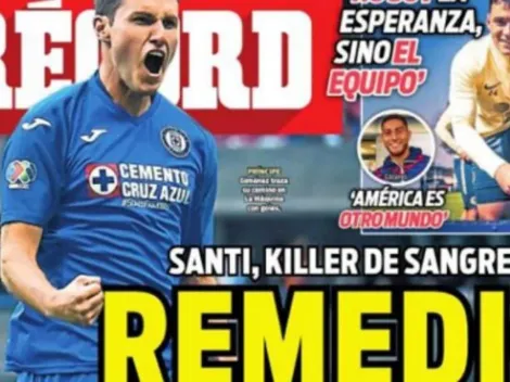 Santi Giménez y su debut goleador se toman las portadas en México