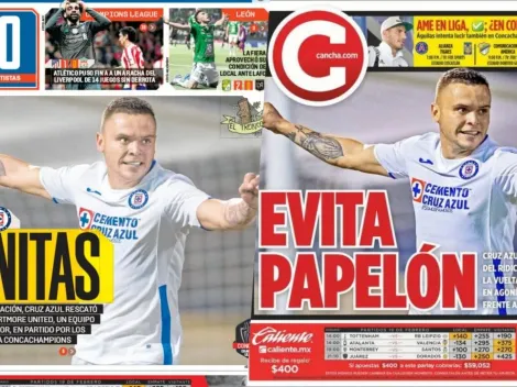 Cruz Azul y su remontada mágica se llevan las portadas en México