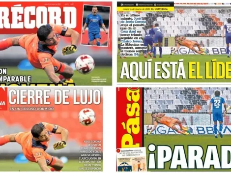 Las portadas del día con el triunfo Clásico de Cruz Azul