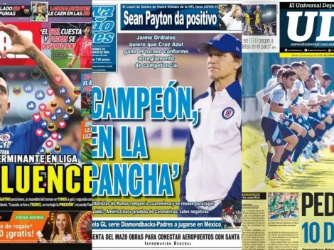 El torneo está en pausa y Cruz Azul sigue tomando las portadas