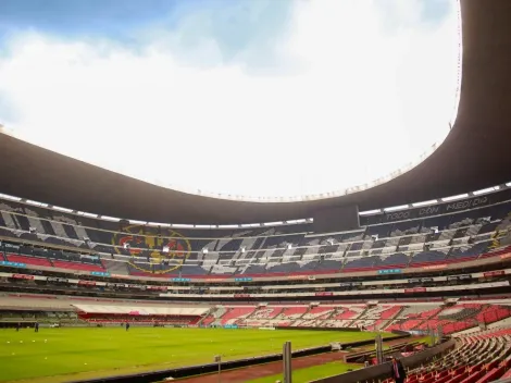 Celebra Cruz Azul: Terminan de reparar la cancha del Azteca