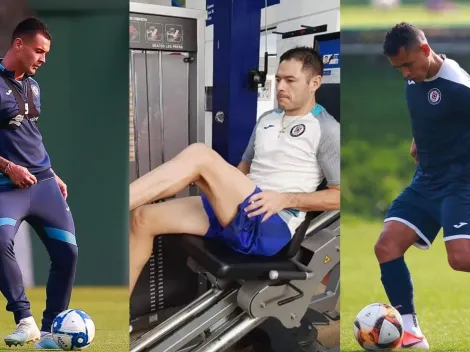 Buenas noticias para los tres jugadores lesionados de Cruz Azul