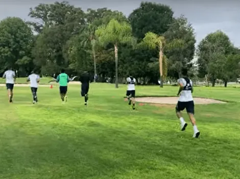 Cruz Azul se entrena...¡en un campo de golf!