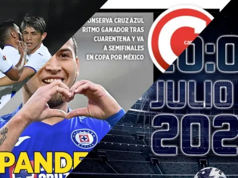 Portadas, "una sorpresa" y el fixture: la agenda de Cruz Azul en domingo