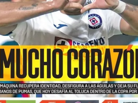 Las portadas de la prensa mexicana “se asustan” ante la goleada de Cruz Azul