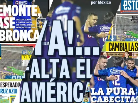 Cruz Azul, los penales y la polémica con Tigres se llevan las portadas