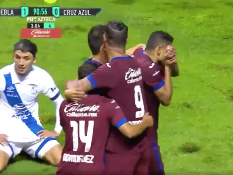 VIDEO: Golazo de Orbelín y Cruz Azul consigue el empate ante Puebla