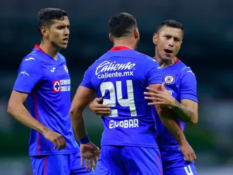 El Cata celebra su gol después de superar el covid-19