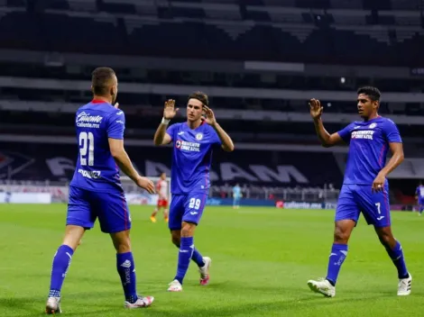 Cruz Azul goleó al Necaxa por la J7 y volvió a la cima de Liga MX