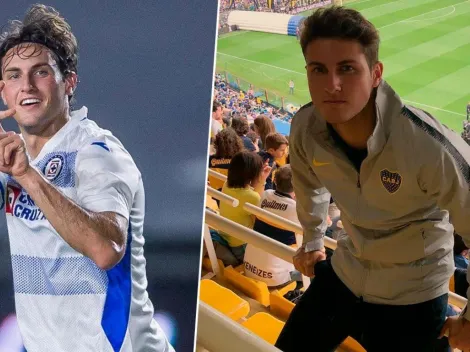 ¿Cruz Azul o Boca Juniors? La novia de Santi Giménez lo puso en aprietos en pleno live