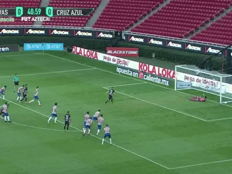 VIDEO: Gol del Cabecita y Cruz Azul ya le gana a las Chivas