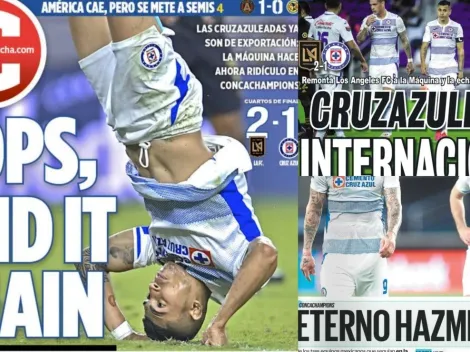 Cruz Azul y su nuevo fracaso se lleva todas las portadas de hoy