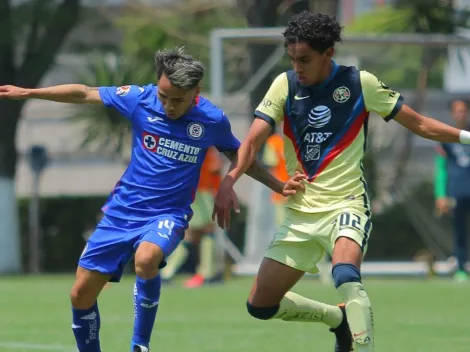 Cruz Azul fue goleado por América en la Liga MX Sub-20