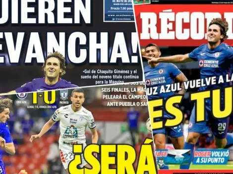 Apuntan a la novena: Cruz Azul se lleva todas las portadas de los diarios