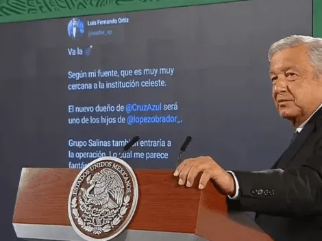 AMLO niega que sus hijos vayan a comprar al Cruz Azul