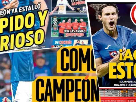 "Rápido y furioso": Cruz Azul acapara las portadas