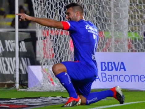 El presente goleador de Cauteruccio fuera de Cruz Azul