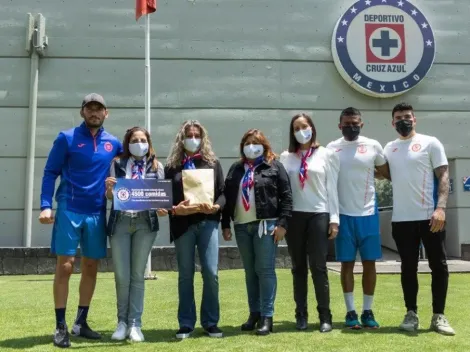 Cruz Azul hizo su aporte para los damnificados de Hidalgo