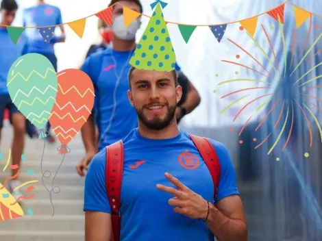 Cruz Azul celebra el cumpleaños de Mayorga