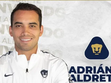 Pumas hace oficial el fichaje de Aldrete