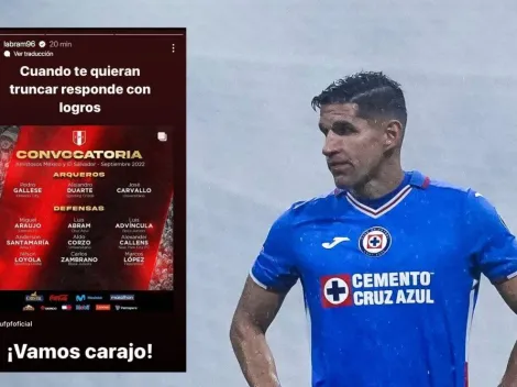 Luis Abram lanza dardo venenoso a Cruz Azul en Instagram