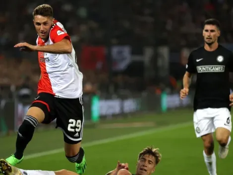 VIDEO | Gol anulado a Santi en el empate del Feyenoord