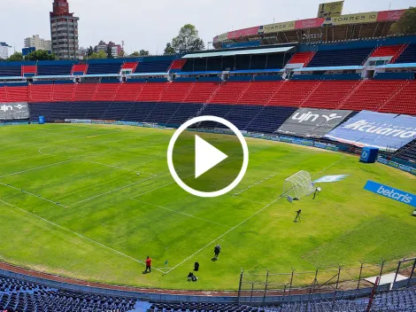 Ya no es el Estadio Azul: así luce el inmuble pintado de azulgrana