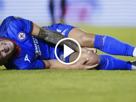 Alarma en Cruz Azul: Toro Fernández se lesionó la rodilla derecha gravemente