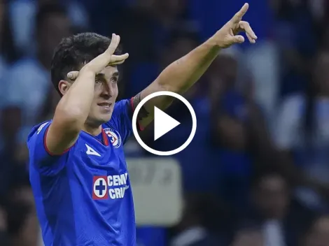 Primer gol de Lorenzo Faravelli para Cruz Azul ante Chivas