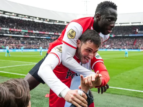 Santi presente en la heroica remontada del Feyenoord